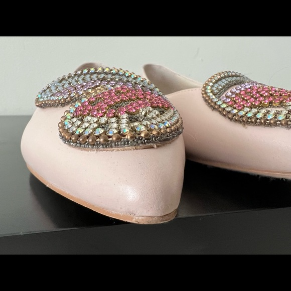 Sophia Webster Nude Pastel Bibi Butterfly Crystal - Picture 10 of 11